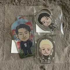 小森隼背景ありクリアチャームメタルキーホルダー