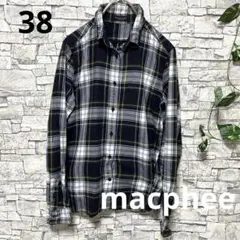 【macphee】マカフィー チェック シャツ 38 ネルシャツ セールのサムネイル