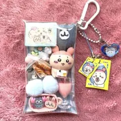 ♡ちいかわ♡ ガチャ詰めポーチ カニちゃん 古本屋 ミニチュア セット
