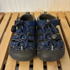 KEEN ニューポート　H2 キッズ　サンダル　ブルーデプスネイビー　16cm