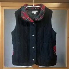 訳あり★Pendleton ペンドルトン　ニットベスト　チェック　サイズM