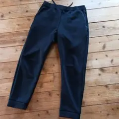 無印良品　MUJI　黒 スウェットメンズ ジョガーパンツ