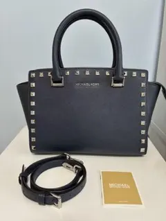 MICHAEL KORS ネイビー ハンドバッグ ショルダーバッグ