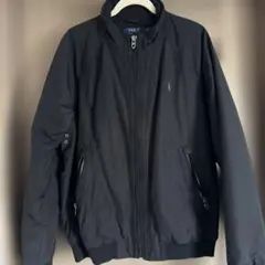 ラルフローレン　ブラック ナイロンジャケット