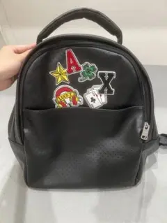 ARMANI EXCHANGE ブラックバックパック