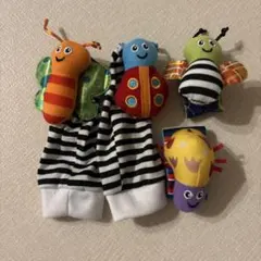 Lamaze ベビー用リストラトル＆ソックス 4点セット