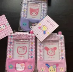 サンリオ カードホルダー トレカケース マイメロ　クロミ ウサハナ　ガラケー風