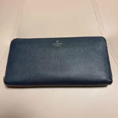 ランバン　長財布　ネイビーのサムネイル