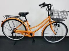 昭和レトロ 当時物 自転車 26インチ レッド リアパンク 有料で交換し
