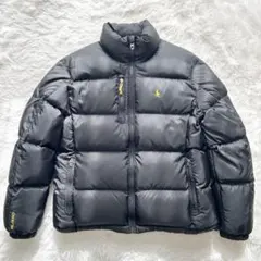 POLO RALPH LAUREN ダウンジャケット 肉厚 黒 ポニー刺繍 L