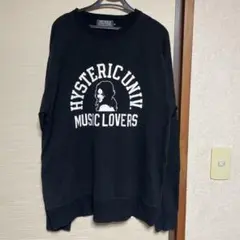 hysteric glamourブラック スウェット