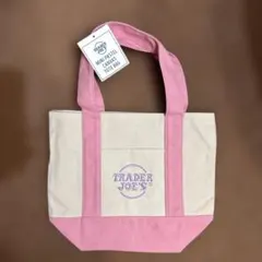 【新品】Trader Joe's トレジョ ミニトートバッグ ピンク