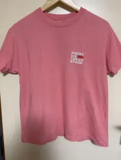 ニコアンド　アイスクリーム　Tシャツ　ピンク　クルーネック　半袖　プリントのサムネイル