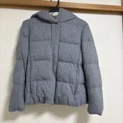 ユニクロ シームレスダウン グレー　S