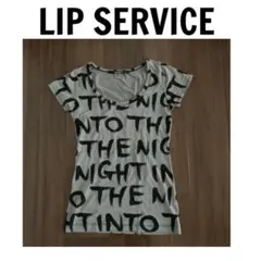リップサービス LIP SERVICE アルファベット総柄 カットソー Tシャツのサムネイル