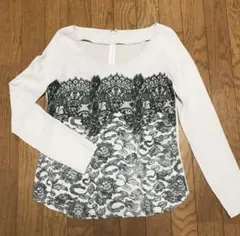 新品　EGOIST レースプリントブラウス