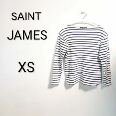 S748 SAINT JAMES ボーダー 長袖Tシャツ XS 綿 フランス製