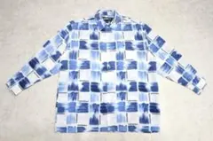 【美品】USメンズXL　サウスポール　ポリエステル　総柄　シャツのサムネイル