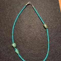 インディアンジュエリー ターコイズ ネックレス STERLING刻印 