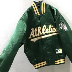 メジャーリーグ　美品ヴィンテージ　MLBアスレチックス　レプリカジャンパー 2025年最新】アスレチックススタジャンの人気アイテム - メルカリ