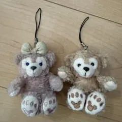 ダッフィー・シェリーメイぬいぐるみストラップセット