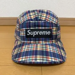 90's Supreme Plaid Camp Cap 希少 - メルカリ