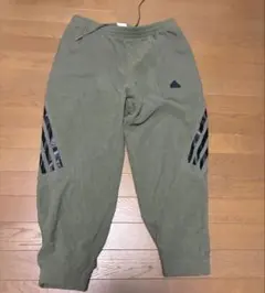 adidas オリーブグリーンジャージパンツ A/XL