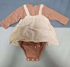 432／プティマイン　ドレス風ロンパース　80cm