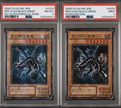 【鑑定品】遊戯王　真紅眼の黒竜　PG ウルトラ　パラレル　PSA8.9 連番