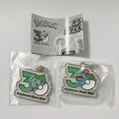 ポケモン 30周年 メタルチャームマスコット フシギダネ フシギバナ