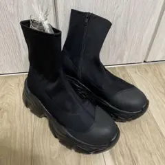 JEANASIS ジーナシス　美品　厚底　L クリアソール　スニーカー　ブーツ