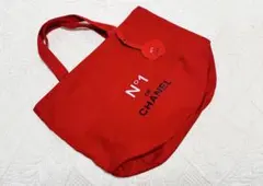 新品】CHANEL N°1 シャネル ノベルティトートバッグ 大容量 タグあり 