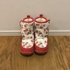 バースデイconoco イチゴ柄 スノーブーツ 16.0