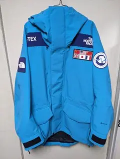 美品 ノースフェイス トランスアンタークティカパーカ 水色 NP62238 XL