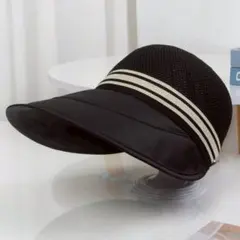 紫外線カット メッシュサンバイザー ゴルフバイザー つば広 通気性