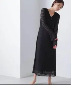 NATURAL BEAUTY BASIC ロングフレアワンピース ウール 大きめ - メルカリ