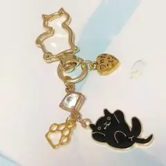 ♡handmade♡ うちの子 にゃんこチャーム 〈 黒猫ちゃんA 〉のチャーム