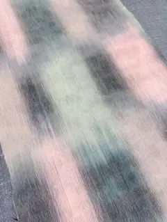 M437 正絹 紬 洗い張り ハギレ ハンドメイド 材料 資材 練習用