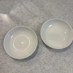 シンプル ホワイト 小皿 2枚セットのサムネイル