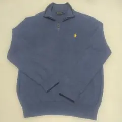 ポロラルフローレン⭐︎ハーフジップニット⭐︎ブルー系⭐︎