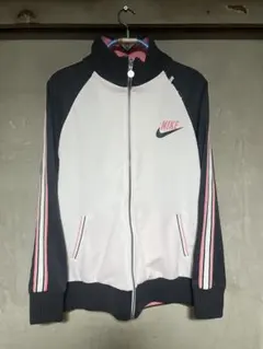 NIKE トラックジャケット ホワイト×ブラックのサムネイル