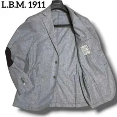 ✨美品✨L.B.M.1911 ウール100% テーラードジャケット グレー 48