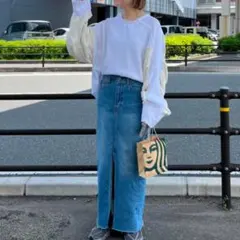 CIAOPANIC TYPY フロントスリット　デニムスカート　サイズSのサムネイル