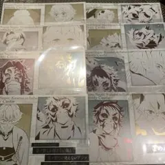善逸 獪岳 メタリックポストカード コンプリートセット 鬼滅の刃