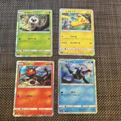 中古 ポケカ4枚セット ピカチュウ ニャビー モクロー アシマリ - メルカリ