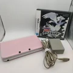 ニンテンドー3DS LL ピンクホワイト本体＆ポケットモンスターブラックセット