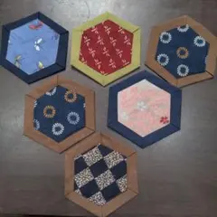 コースター和柄　ハンドメイド