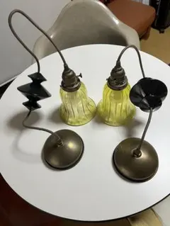 ART WORK STUDIO 製ヴィンテージ 調　ペンダントライト ２個セット
