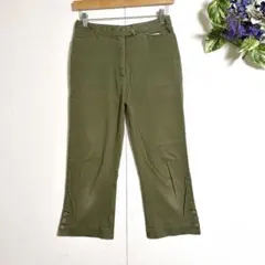 エディーバウアー クロップドパンツ カーキ 6 Ｍ　カジュアル 薄手 ストレッチのサムネイル
