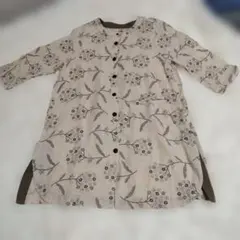 Golden Bear 花柄刺繍 チュニック ベージュのサムネイル